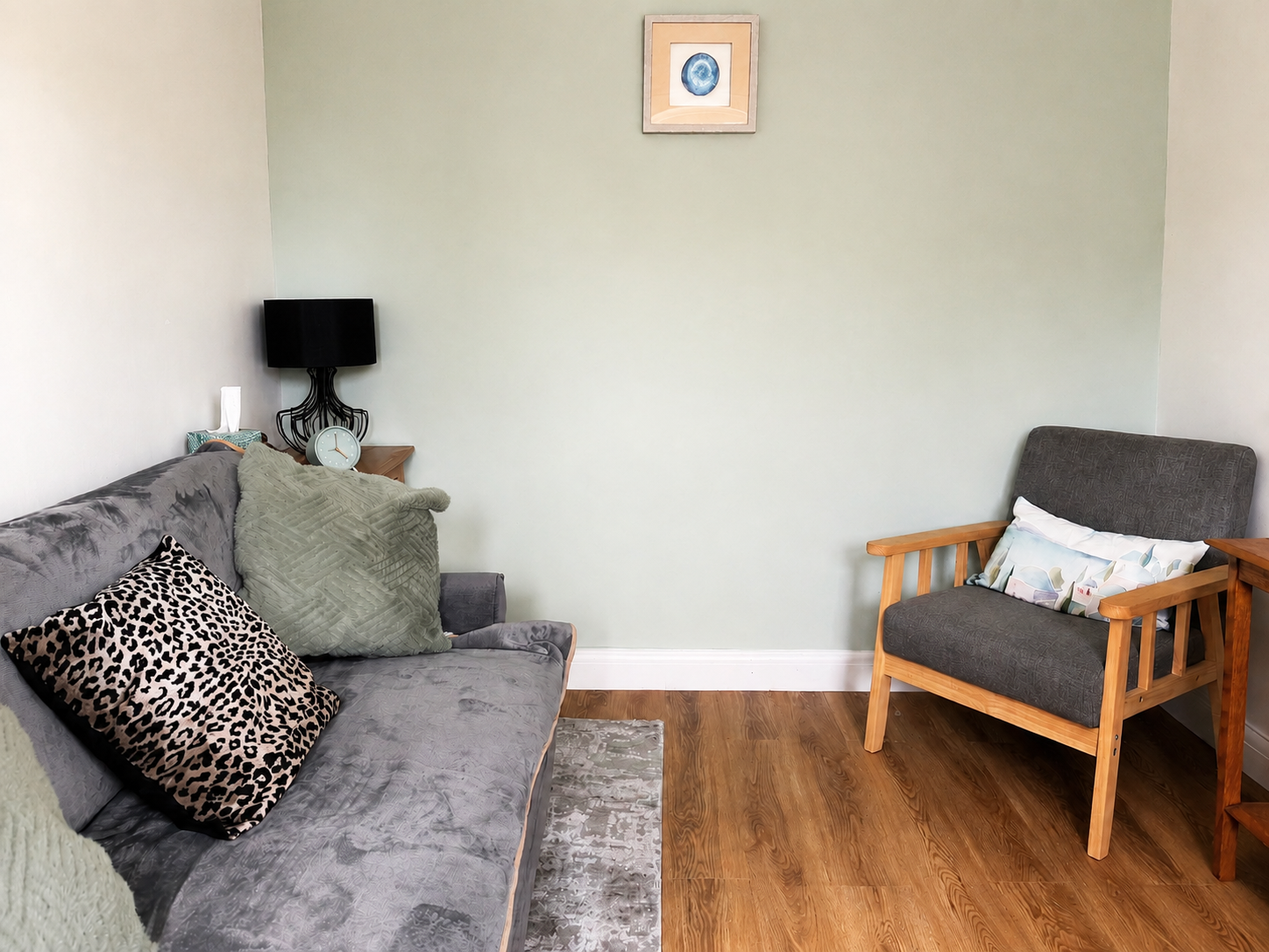 Therapy room used for counselling and psychotherapy in Mickleover, Derby